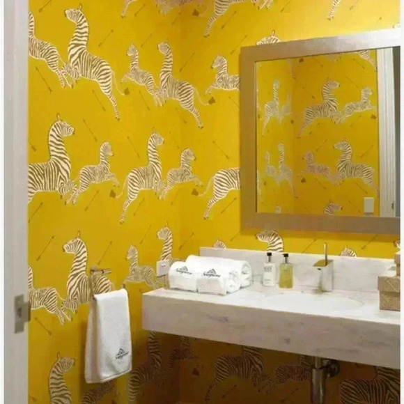 Anthropologie Scalamandre zebra Wallpaper - Picture 2 of 5